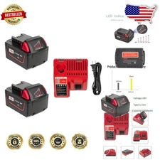 High Capacity 5000mAh M18 18V Battery & Charger Set for Power Tools
