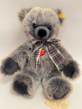 Steiff Teddybär Molly Schlenker blau 35 cm KFS Etikett Schleife waschbar  019449