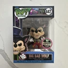 Funko Pop Digital #447 Disney Villains Big Bad Wolf Legendary LE 1739 +Protector