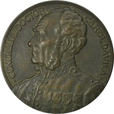 [#713631] Romania, Medal, Général Docteur Davila, Epreuve d Auteur, Medicine, 19