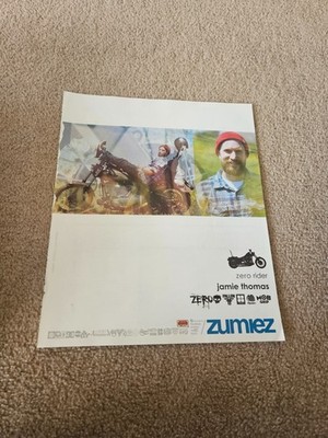 TPBBK67 MAGAZINE ADVERT 11X8'' ZUMIEZ - ZERO RIDER - JAMIE THOMAS 