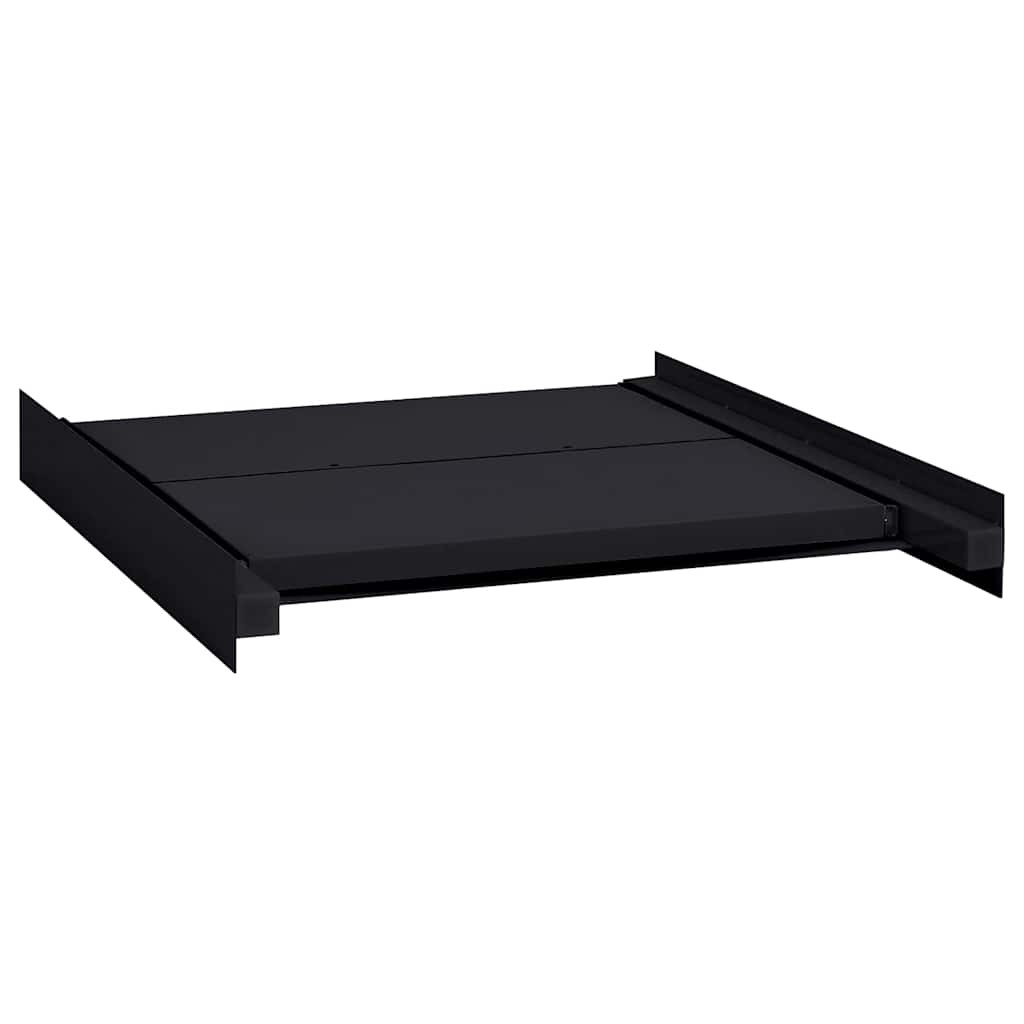 Étagère intermédiaire pour machine à laver Noir 60 x 60 x 8 cm vidaXL