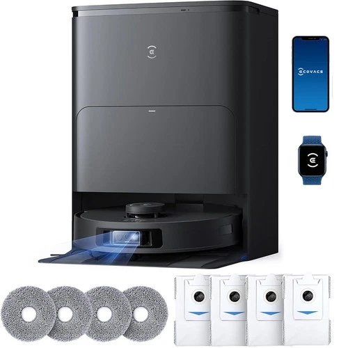 ECOVACS DEEBOT T30S AI Care Robot Vacuum and Mop, 11000Pa Suction, ZeroTangle - product listing photo