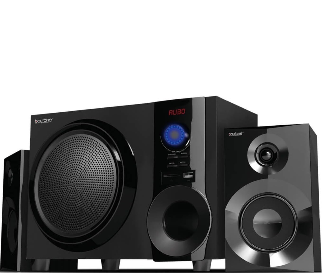 Boytone BT-210FB Wireless Bluetooth Stereo Audio Speaker with Powerful SoundBass