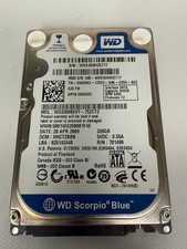 DELL WU082 320GB 2.5" SATA HARD DRIVE WESTERN DIGITAL WD3200BEVT SCORPIO BLUE