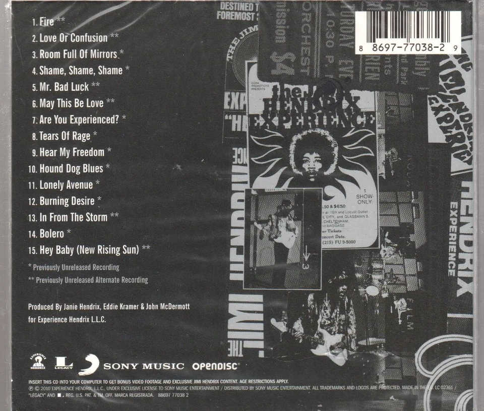 Jimi Hendrix West Coast Seattle Boy: the Jimi Hendrix Anthology CD Europe - Image 2 of 2