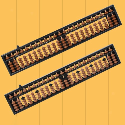 Soroban Arithmétique De Colonne De Boulier Portable à 17 Chiffres Dans L'outil D'aide à L'apprentissage Des Mathématiques