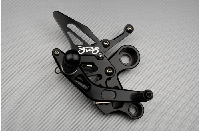 Commandes reculées de précision AVDB aluminium vert pour Yamaha Tracer 900 GT - 3