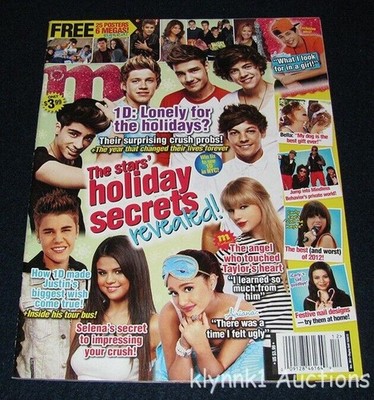 M Magazine December 2012 One Direction Harry Styles Liam Payne Selena Justin
