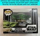 GROGU MANDALORIAN 2022 STAR WARS CELEBRATION DIAMOND GLITTER EXCLUSIVE FUNKO POP