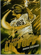 2021 Topps Fire #WHL-20 Manny Machado We Have Liftoff Gold Minted