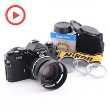 Honeycomb MINT Nikon FE2 35mm Film Camera SLR w/ 50mm f1.4 Ai Lens From JAPAN