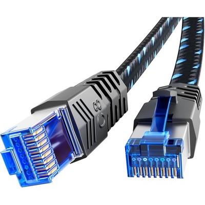 Lan Kabel 4m, Hochgeschwindigkeits-Cat8-Netzwerkkabel für den Außen- und Inne...