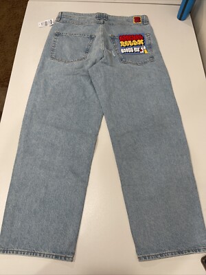EMPYRE デニムLOOSE FIT 34 Empyre Loose Fit Light Wash Denim Skate Jeans Size 34 | eBay