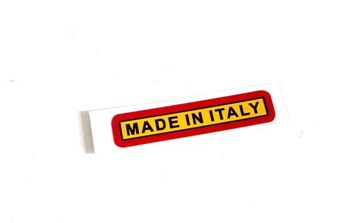 Ducati bevel twins & single Made in Italy tank decal