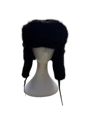 Vintage Mink Fur Russian Ushanka Winter Cold Weather Hat