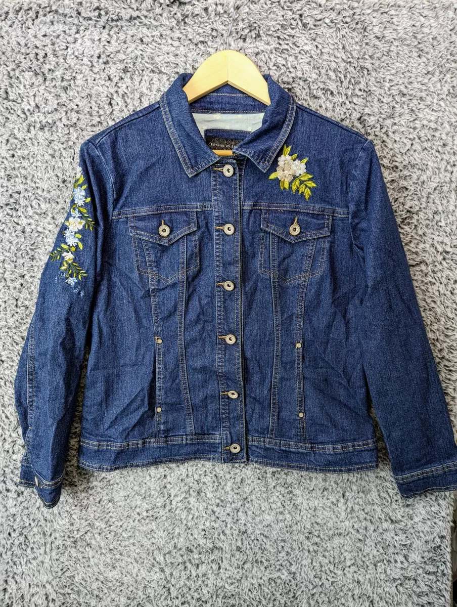 Live a little jean jacket sale