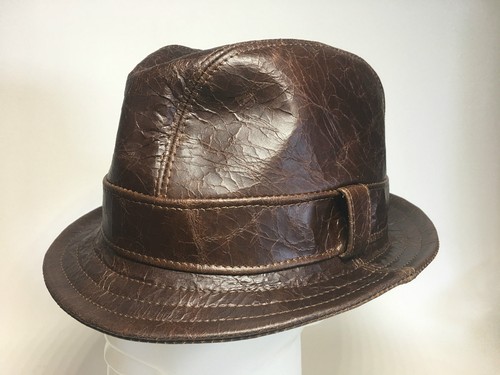 Jill Corbett Fedora Snatch hat cracked 