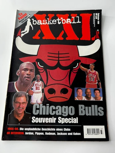 German NBA Basketball Magazine XXL Vintage 1998 Michael Jordan Pippen Bulls