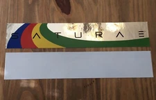 X Large SATURAE Lot 2 Rare GLOSSY sticker Vintage bicycle Wheel ACCESSORIES