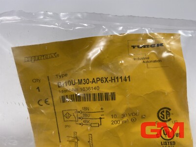 Sensore Di Prossimità Induttivo 8mm 10-30VDC 200mA – Ricambio Per Turck Ni8U-M12-AP6X-H1141