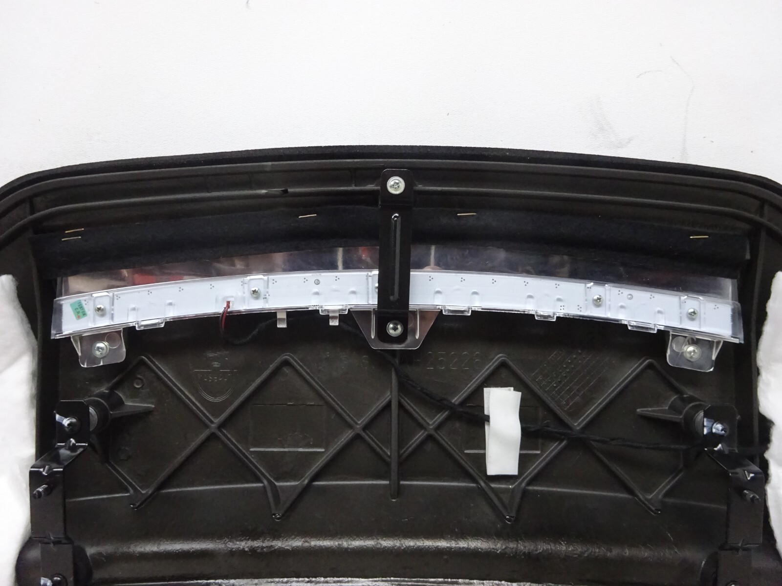 14-17 Maserati Ghibli M157 Rear Deck Lid Parcel Shelf Trim Black OEM DE240265