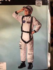 Astronaut Flight Commander Halloween costume - size LARGE 10-12 UP TO 90 LBS