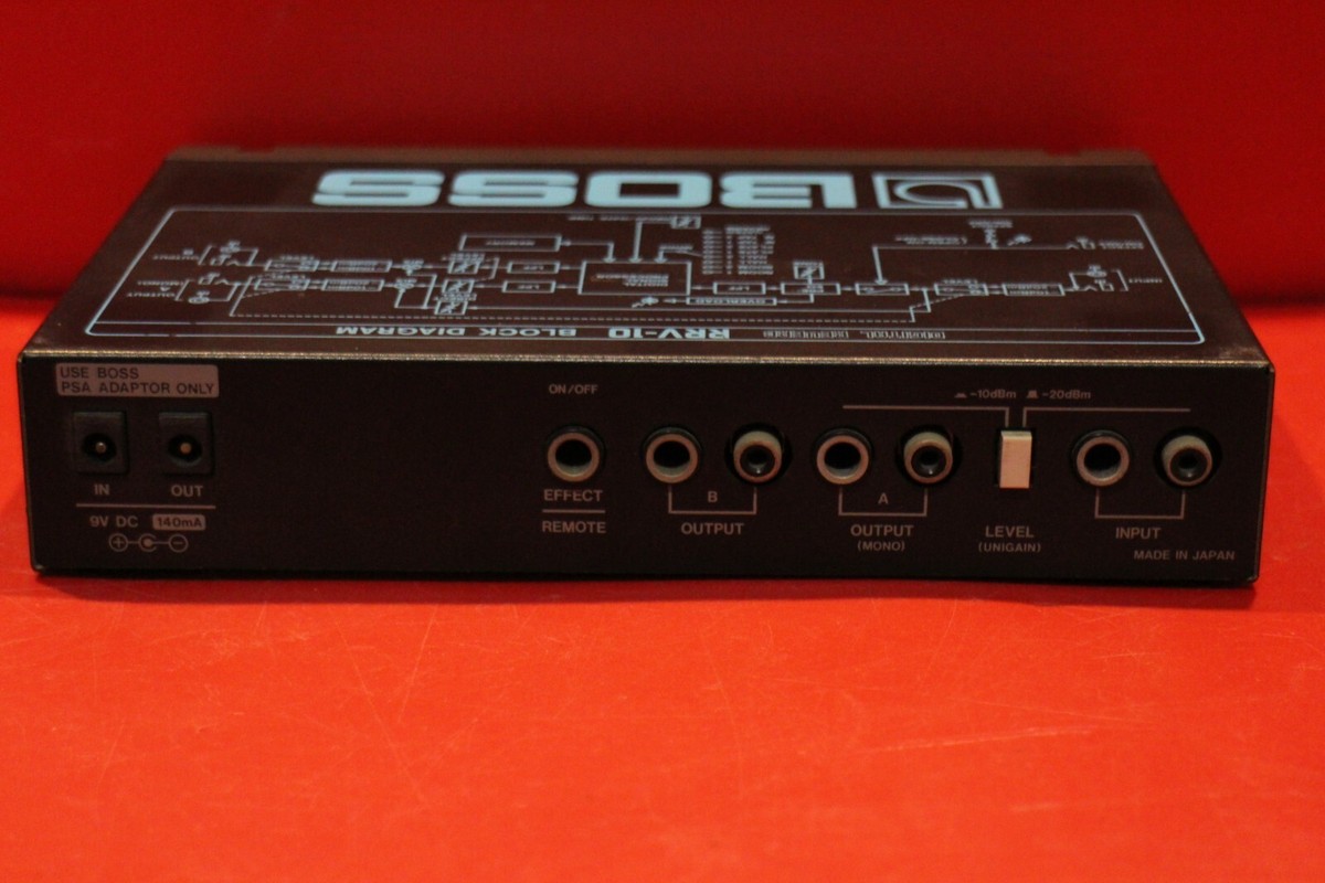 値下げ！BOSS RRV-10 DIGITAL REVERB アダプターおまけ RRV-10 Digital Reverb - Boss RRV-10 Digital Reverb - Audiofanzine