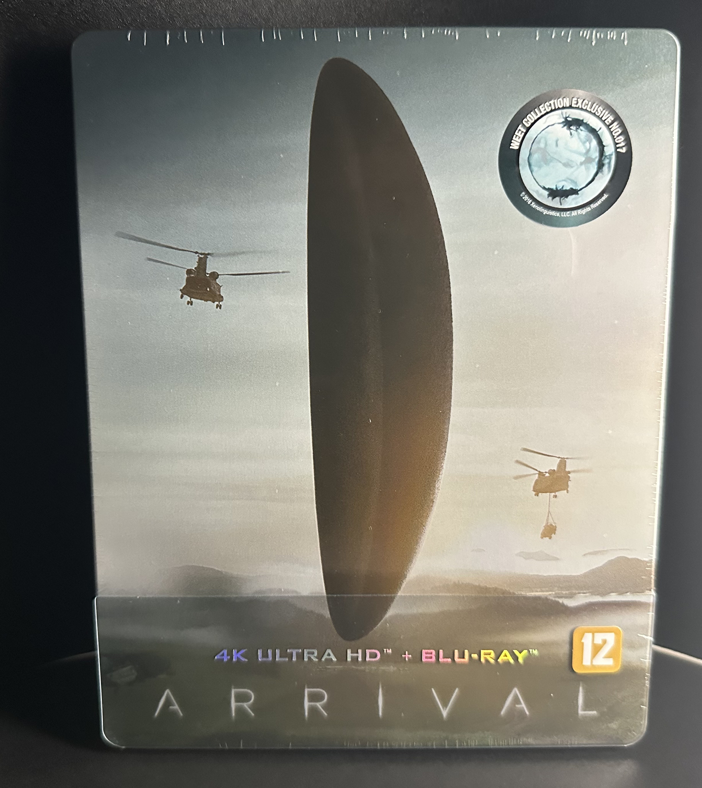 Arrival (2016) - 4K UHD BluRay - WeET Exclusive 1/4 Slip #116/450 SteelBook