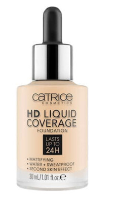 Catrice | 24 HR HD Liquid Coverage Foundation Natural Coverage | 010 Light Beige