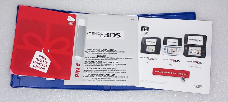 Nintendo 3DS Pokemon Alpha Sapphire Box &amp; Paperwork Only 2014 NO GAME ...