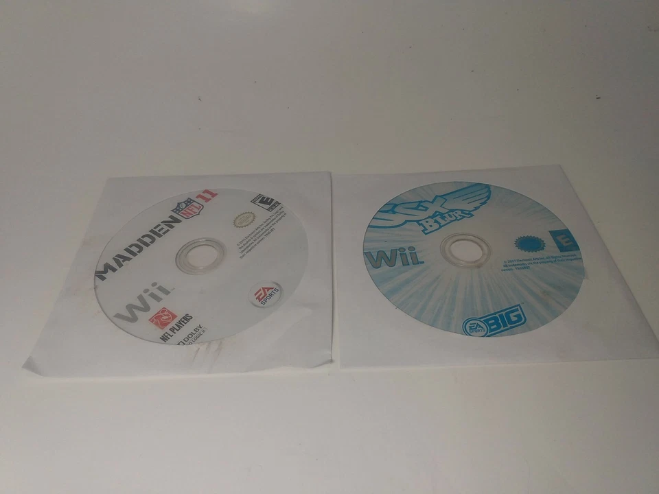 SSX Blur Madden 11 Nintendo Wii Games Lot Discs Only - Image 2 of 4