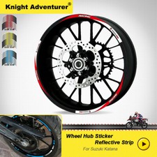 Calcomanía adhesiva #3 para rueda de llanta media/completa para motocicleta Suzuki Katana 1000 12/16 piezas