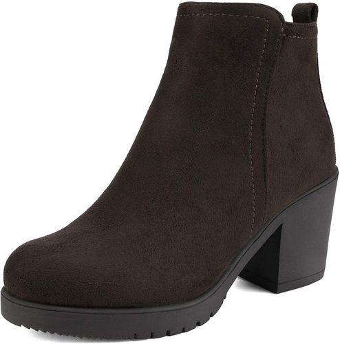Buy DREAM PAIRS Women's Low Heel Chunky 