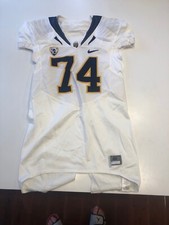 Game Worn Used Nike Cal Golden Bears Football Jersey #74 Size 46