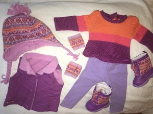 american girl warm winter outfit