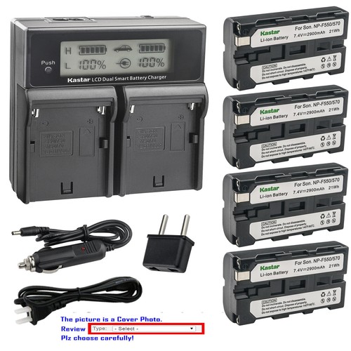 Kastar 4-Pack NP-BN1 Battery And LTD2 USB Charger Replacement For