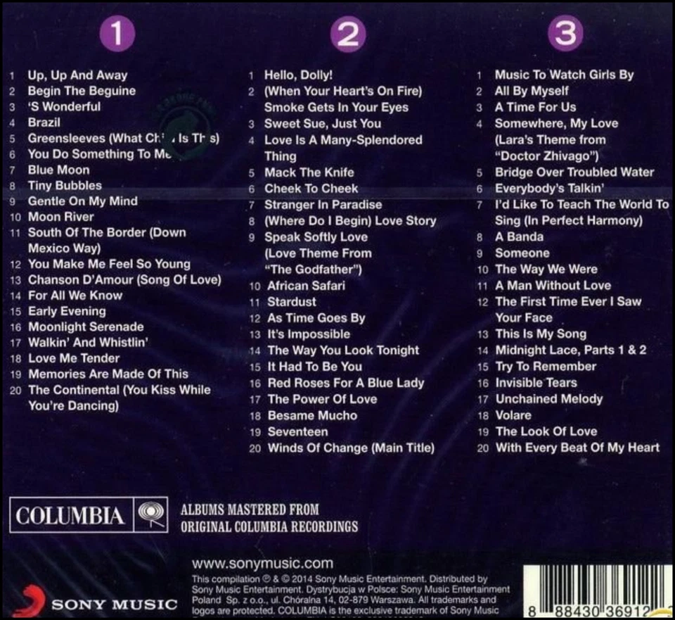 RAY CONNIFF * 60 Greatest Hits * NEW 3-CD Boxset * All Original Recordings Foto 2 de 2