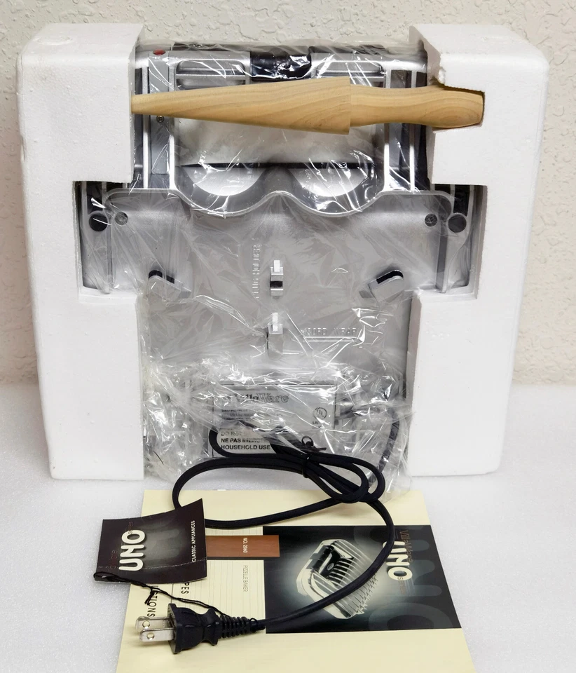 Villaware Uno Pizzelle Baker antiadherente pizzelle máquina de galletas modelo 2060 Foto 4 de 4