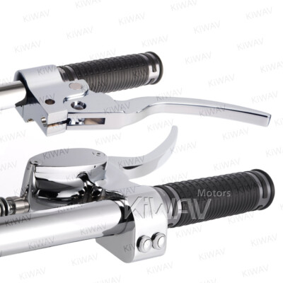 KiWAV Billet Chrome forward hand Control kit for Custom Cruiser Bobber Chopper