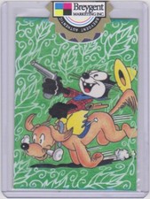 2010 CARTOON SKETCH ART CARD FELIX THE CAT BY MAYUMI SETO JAPAN BROS. INCENTIVE