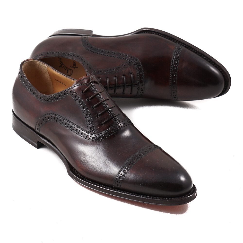 NIB $1190 SANTONI Fatte a Mano Dark 