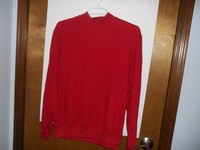 Bon Worth Size Small Long Sleeve Red Textured Turtleneck Shirt Top With Tag Bon Worth Size Small Long Sleeve Red Textured Turtleneck Shirt Top With Tag
