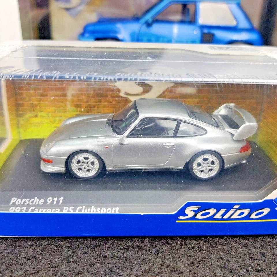 COCHE SÓLIDO PORSCHE 911 993 CARRERA RS CLUB DEPORTIVO POLAR PLATEADO 1:43 NU... - Imagen 2 de 4