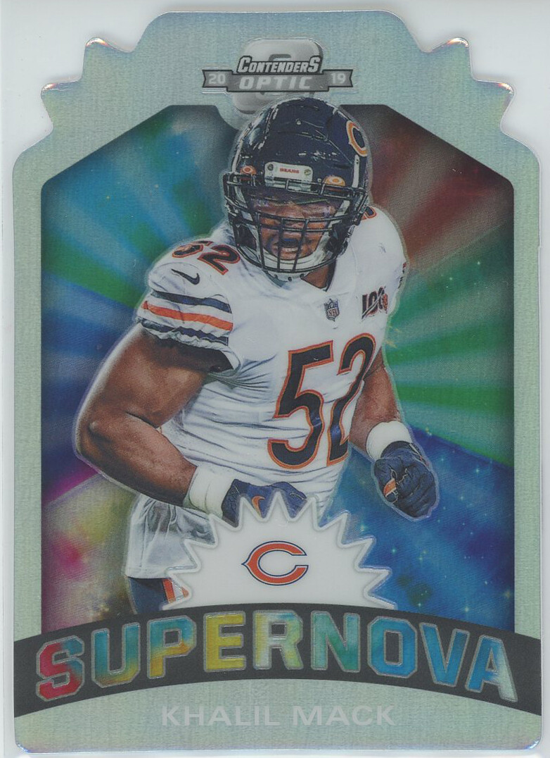 2019 Panini Contenders Optic Supernova Die Cuts #S-KM Khalil Mack Bears SSP