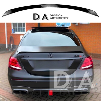 GLANZ SCHWARZ HECK KOFFERRAUM KOFFERRAUM SPOILER LIPPE PASSEND FÜR MERCEDES E KLASSE W213 E63 LIMOUSINE