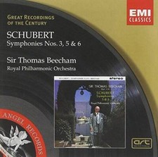 Schubert: Symphonies Nos 3, 5, 6 Great Recordings Of The Century - GOOD