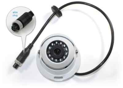 HEAVY DUTY CARAVAN BUS CMOS REAR VIEW 92° CAMERA RVCA APPROVED 4 PIN ...