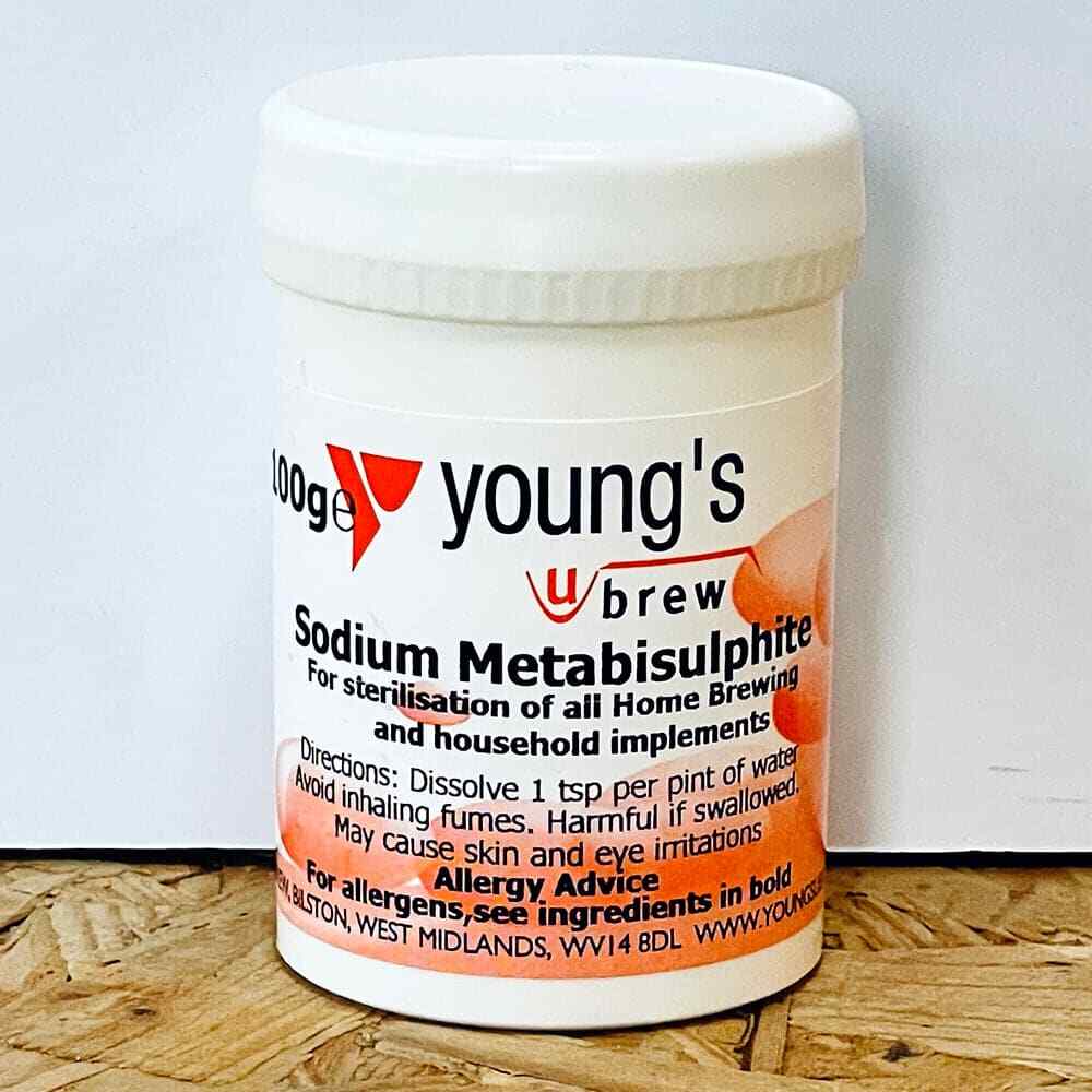 Sodium Metabisulphite (E223) - 100g - Youngs