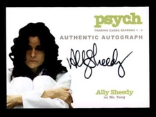 ALLY SHEEDY AS MR. YANG 2013 CRYPTOZOIC PSYCH #A7 RARE AUTOGRAPH AUTO SP BF6896